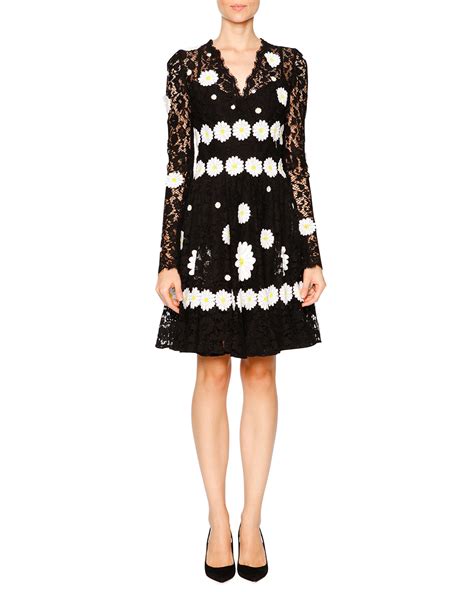 dolce gabbana long sleeve dress